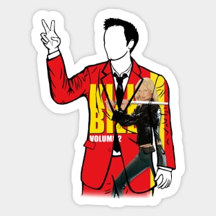 Quentin Tarantino, director of Kill Bill volume 2 Sticker